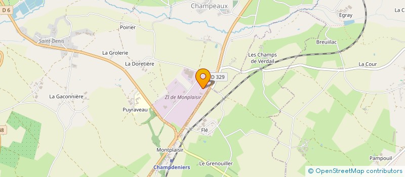 localisation de l'entreprise JALABERT ROSSARD  CHAMPDENIERS