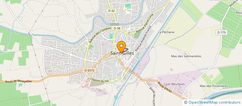 localisation de l'entreprise JALADA à SAINT-GILLES