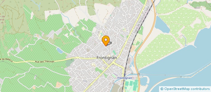 localisation de l'entreprise JALADUM à FRONTIGNAN