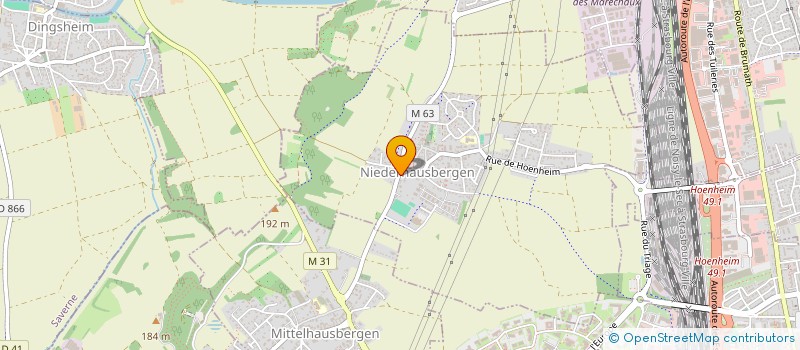 localisation de l'entreprise JALAGO  NIEDERHAUSBERGEN