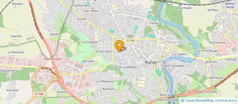 localisation de l'entreprise JALAIG à AURAY