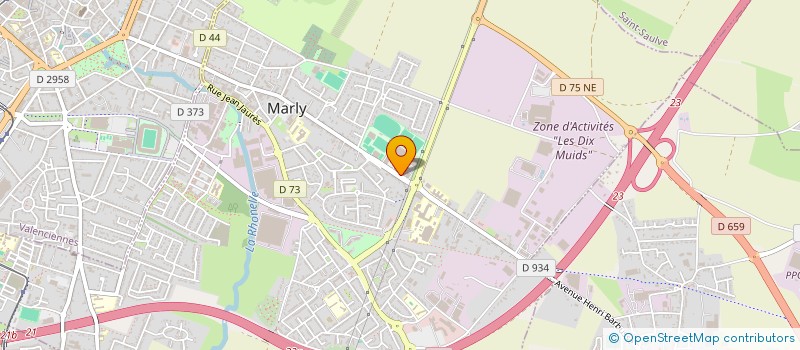 localisation de l'entreprise JALAIN FRERES à MARLY