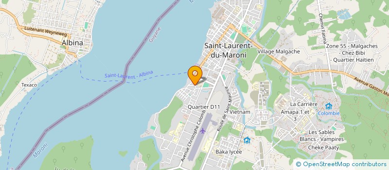 localisation de l'entreprise JALALABAT à SAINT-LAURENT-DU-MARONI