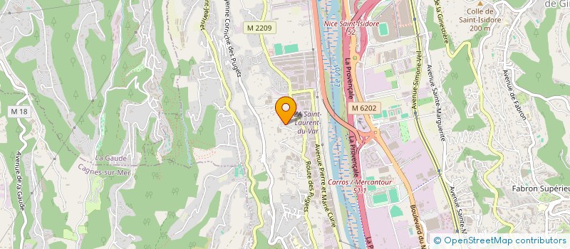 localisation de l'entreprise JALAT SARL  SAINT-LAURENT-DU-VAR