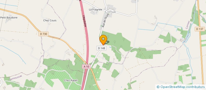 localisation de l'entreprise JALBERT  CONSAC