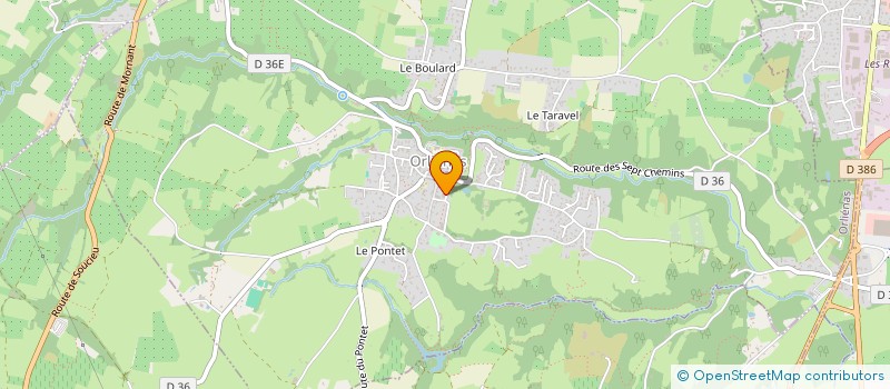 localisation de l'entreprise JALC ASSISTANTE  ORLIENAS