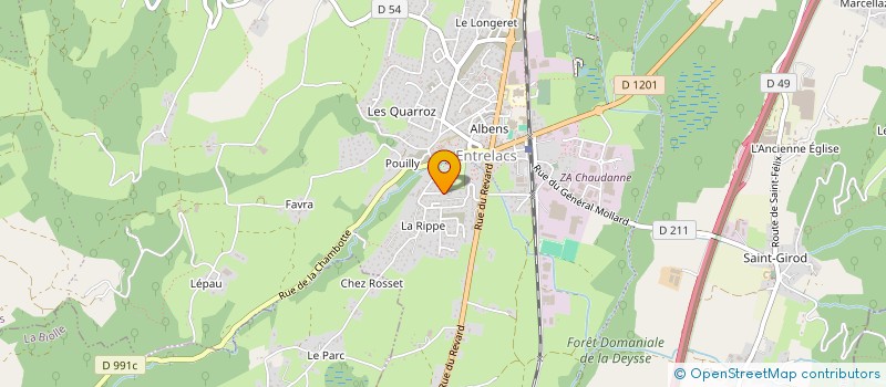 localisation de l'entreprise JALDAJU  ENTRELACS