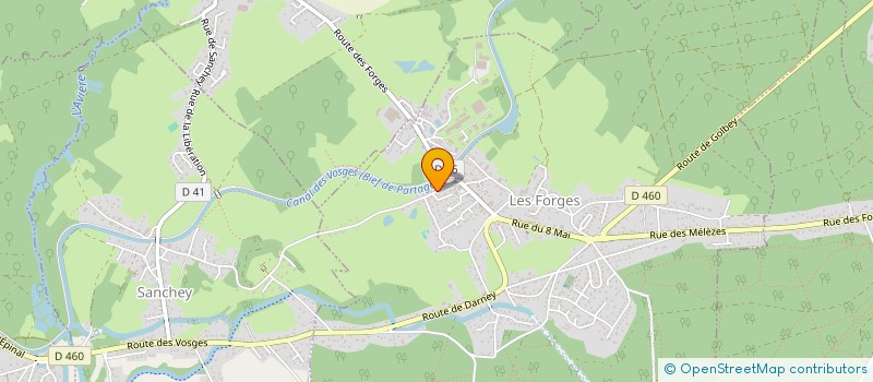 localisation de l'entreprise JALDE  LES FORGES