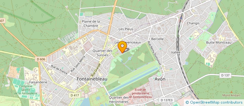 localisation de l'entreprise JALE  FONTAINEBLEAU