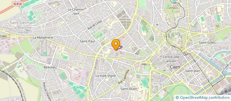 localisation de l'entreprise JALE à CAEN