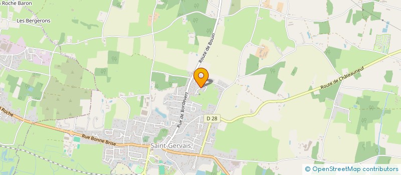 localisation de l'entreprise JALE  SAINT-GERVAIS