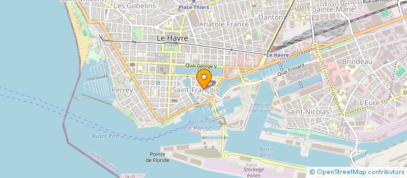 localisation de l'entreprise JALE  LE HAVRE