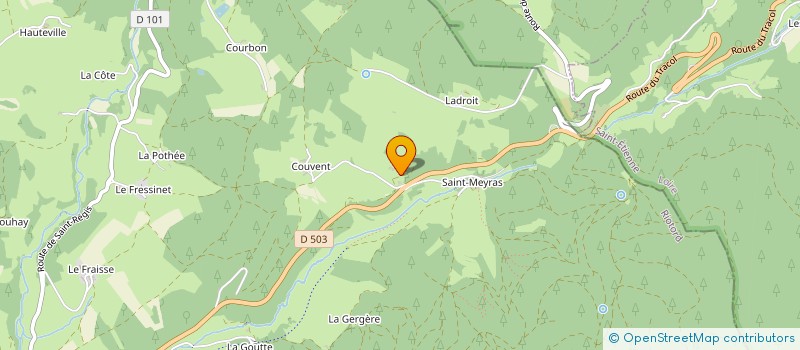 localisation de l'entreprise JALEA  RIOTORD