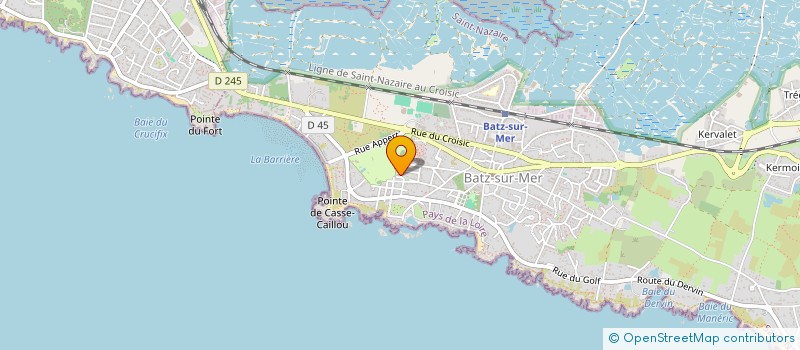 localisation de l'entreprise JALEC  BATZ-SUR-MER