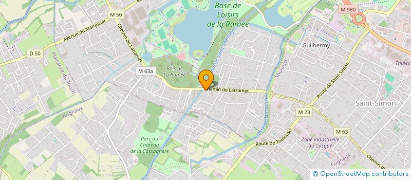 localisation de l'entreprise JALEO à TOURNEFEUILLE