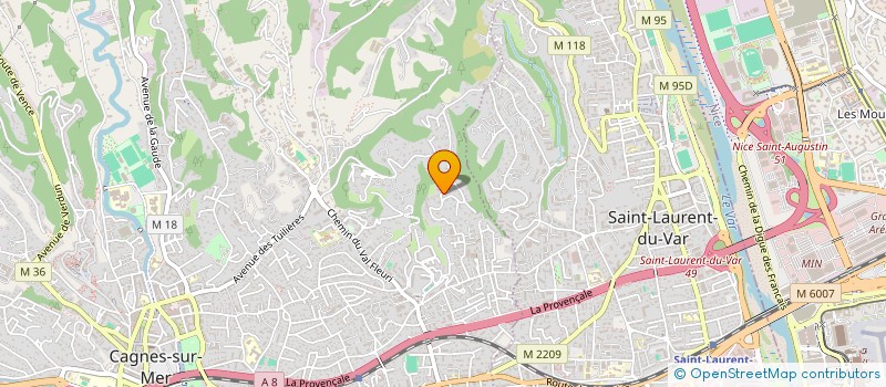 localisation de l'entreprise JALEO à CAGNES-SUR-MER