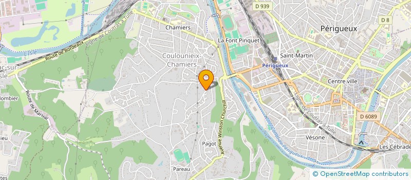 localisation de l'entreprise JALEO CONSEIL  COULOUNIEIX-CHAMIERS