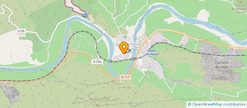 localisation de l'entreprise JALES.NET à CASES-DE-PENE