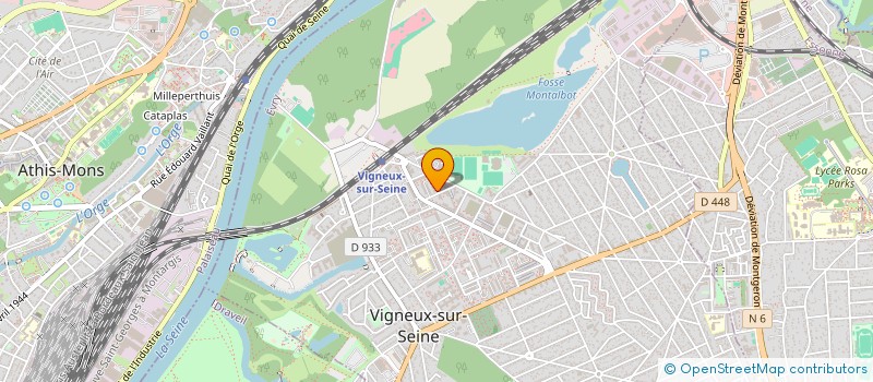 localisation de l'entreprise JALI à VIGNEUX-SUR-SEINE
