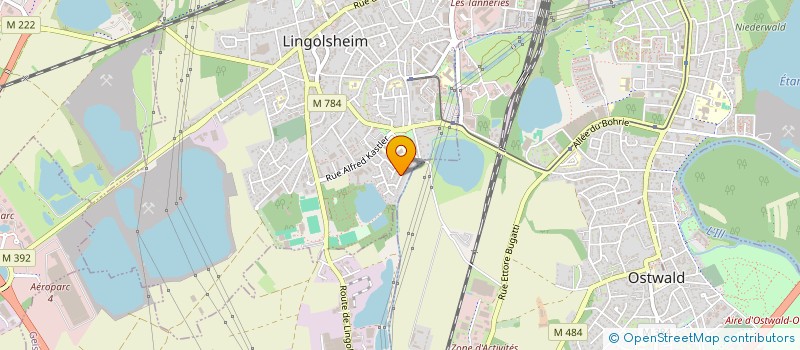 localisation de l'entreprise JALI  LINGOLSHEIM