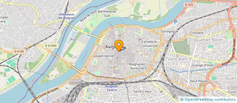 localisation de l'entreprise JALIE  AVIGNON