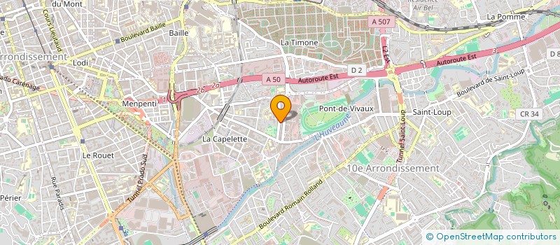 localisation de l'entreprise JALIE  MARSEILLE