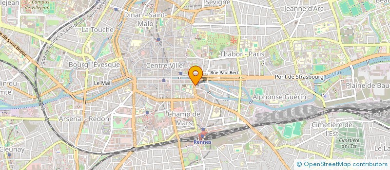 localisation de l'entreprise JALIE ANGERS  RENNES