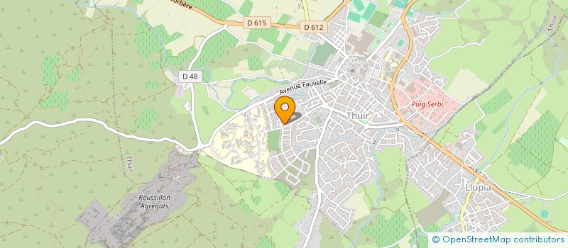 localisation de l'entreprise JALIEU  THUIR