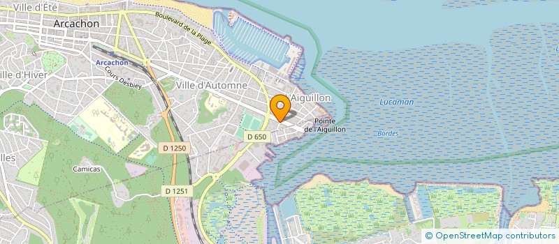 localisation de l'entreprise JALILO à ARCACHON