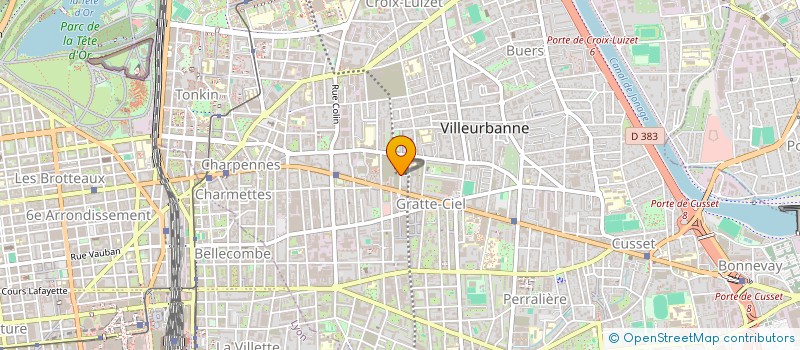 localisation de l'entreprise JALIN DISTRIBUTION SARL à VILLEURBANNE
