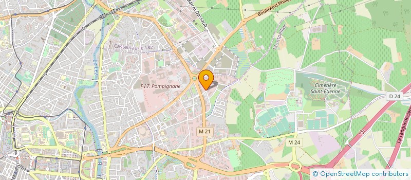 localisation de l'entreprise JALINVEST à MONTPELLIER