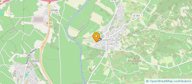 localisation de l'entreprise JALIS  CASTELNAU-DE-GUERS