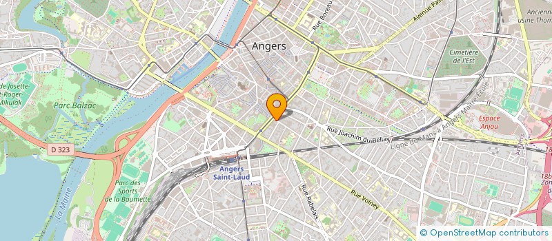 localisation de l'entreprise JALL ANGERS à ANGERS