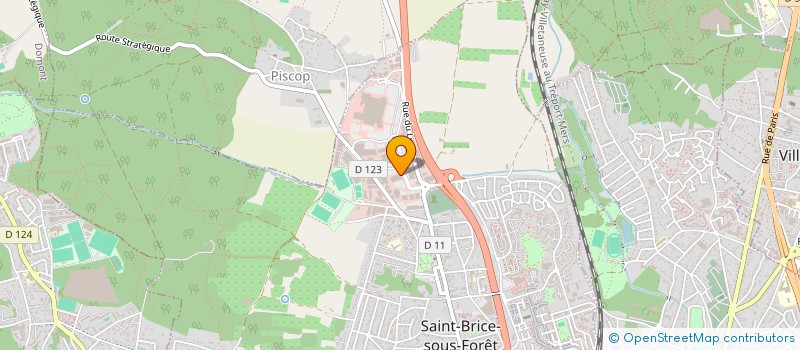 localisation de l'entreprise JALL CUISINES  SAINT-BRICE-SOUS-FORET