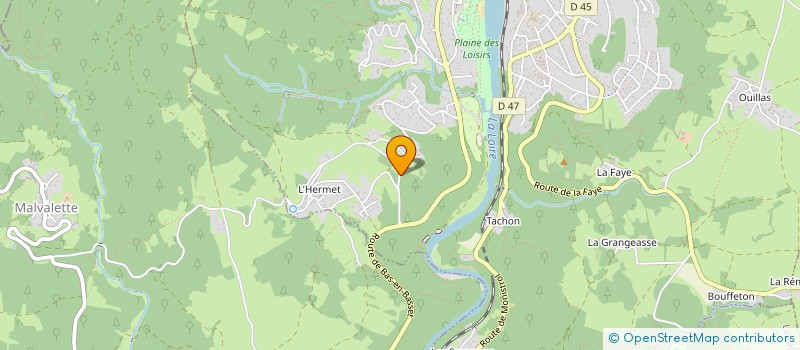 localisation de l'entreprise JALL'IMMO  AUREC-SUR-LOIRE