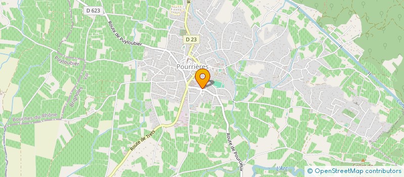 localisation de l'entreprise JALLAGERS PLOMBERIE SANITAIRE  POURRIERES