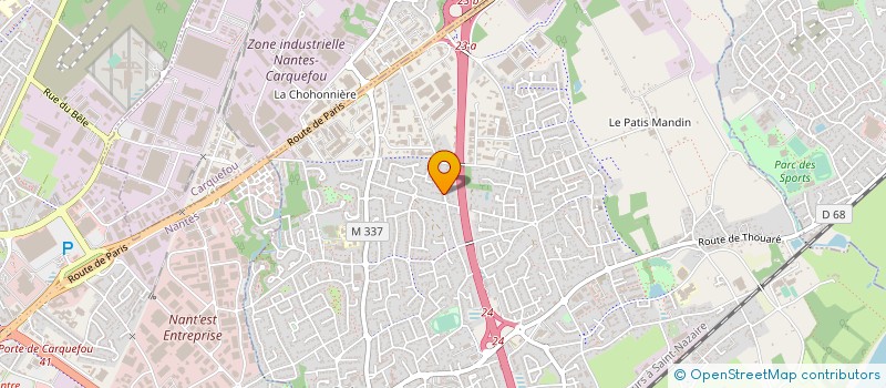 localisation de l'entreprise JALLAIS à SAINTE-LUCE-SUR-LOIRE