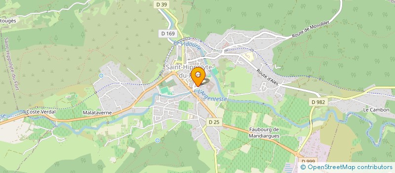 localisation de l'entreprise JALLATTE à SAINT-HIPPOLYTE-DU-FORT