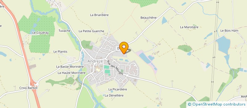 localisation de l'entreprise JALLIER-PITON  BEAUPREAU-EN-MAUGES