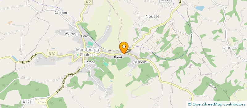 localisation de l'entreprise JALLIFFIER MATERIAUX CARRELAGES à MONTFORT-EN-CHALOSSE
