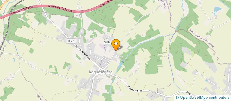 localisation de l'entreprise JALLO  AZAS