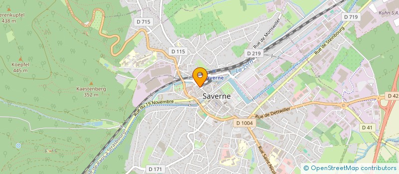 localisation de l'entreprise JALLON  SAVERNE