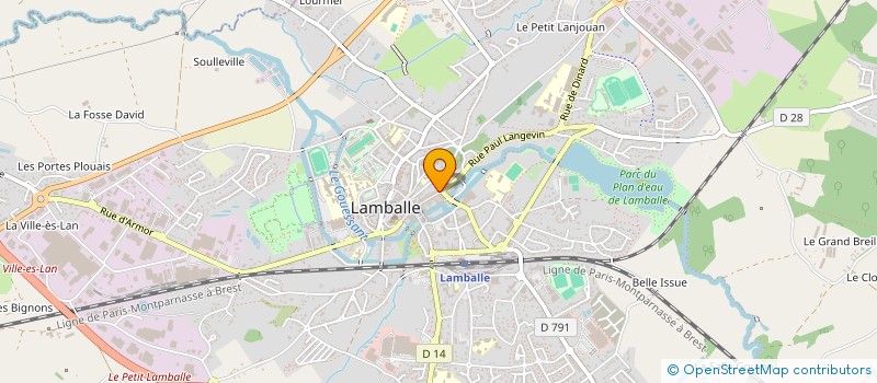 localisation de l'entreprise JALLOT ET COMPAGNIE à LAMBALLE-ARMOR