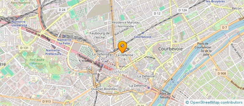 localisation de l'entreprise JALLOULIK DEV à COURBEVOIE