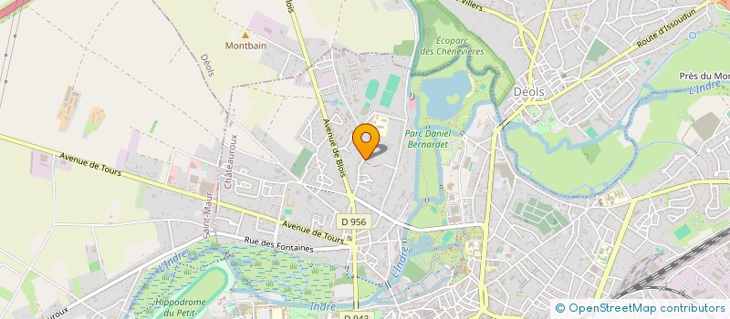 localisation de l'entreprise JALLUCINE à CHATEAUROUX
