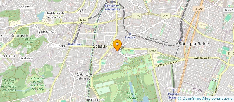 localisation de l'entreprise JALLYN à SCEAUX