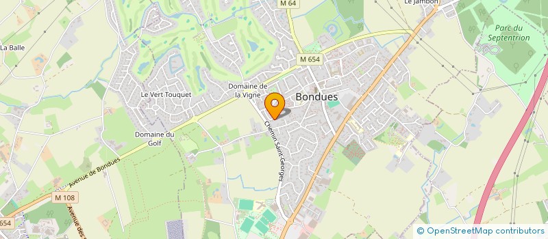 localisation de l'entreprise JALMA  BONDUES