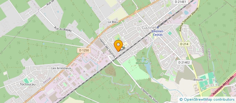 localisation de l'entreprise JALMABA  CESTAS