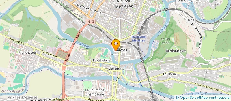 localisation de l'entreprise JALMALV ARDENNES à CHARLEVILLE-MEZIERES