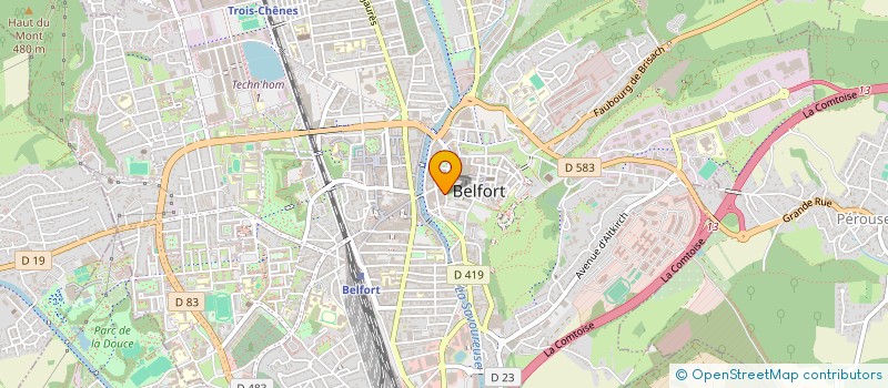 localisation de l'entreprise JALMALV FRANCHE COMTE NORD MONTBELIARD à BELFORT